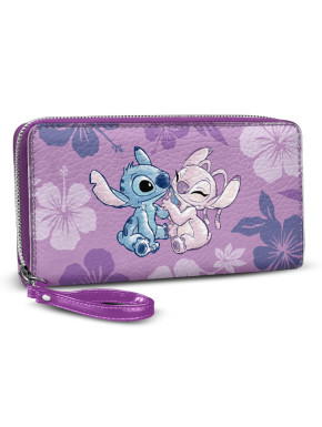 Stitch Portefeuille violet et Ange Disney