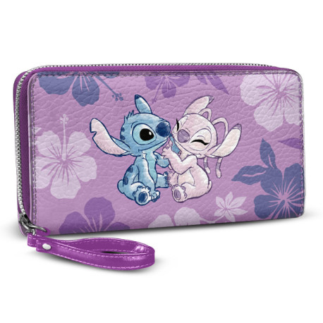 Cartera billetera Stitch y Angel Disney