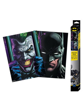 Set 2 mini posters 52x38 Batman et Joker