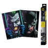 Conjunto 2 mini posters 52x38 Batman e Joker