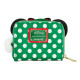 Cartera Disney Loungefly Monedero Minnie Mouse Polka Dot Christmas