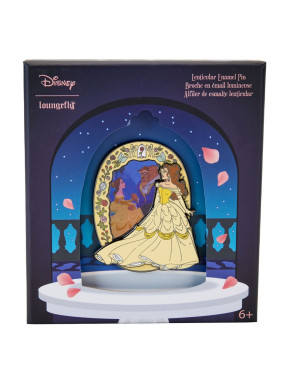 Chapa Esmaltada Efecto 3D Bella (La Bella Y La Bestia) 8 Cm Disney