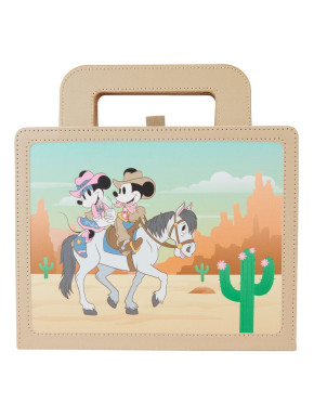 Libreta Disney Loungefly Western Mickey And Minnie Lunchbox