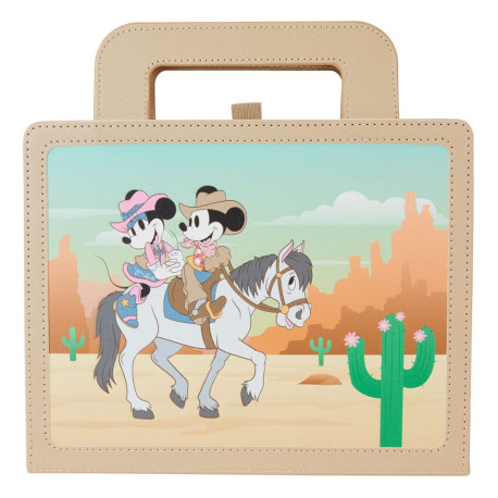 Libreta Disney Loungefly Western Mickey And Minnie Lunchbox