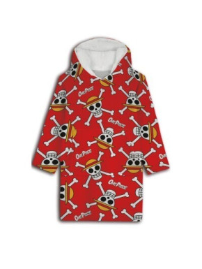 Poncho en flanelle garçon One Piece