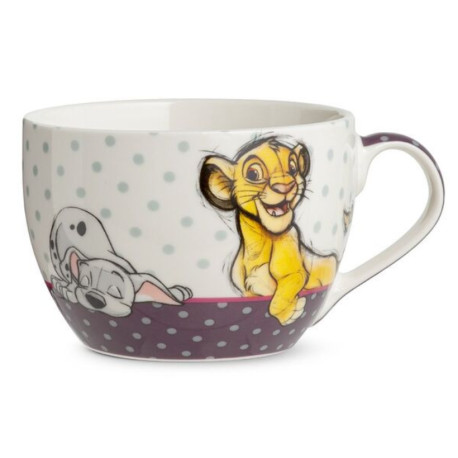 Taza cappuccino animales Disney