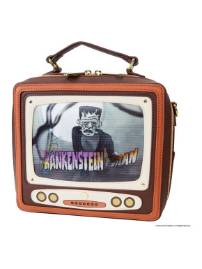 Bolso Bandolera Loungefly TV Retro Universal Monsters "Glow in the Dark"