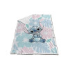 Manta coralina sherpa Stitch Tropical Disney