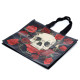 Bolsa compra calavera y rosas RPET