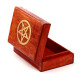 Caja madera pentagrama 17x12cm