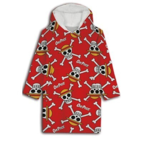 Poncho de franela One Piece Adulto