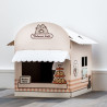 Maison de jeu pour chat en carton Pusheen