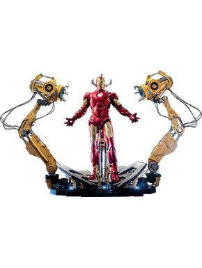 Figura 1/4 Iron Man Mark Iv With Suit-Up Gantry 49 Cm Iron Man 2