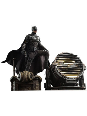 Figura Movie Masterpiece 1/6 Batman With Bat-Signal 31 Cm The Batman