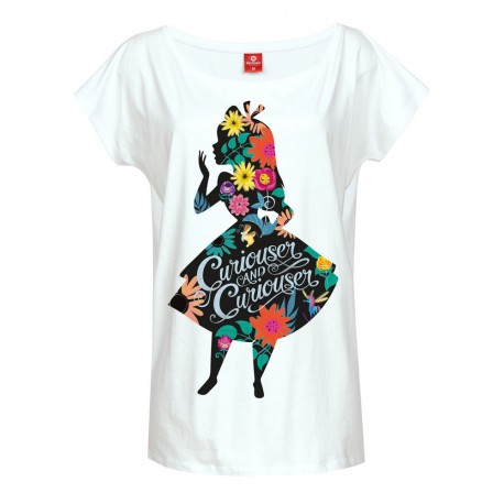 T-shirt Alice in Wonderland Flower Power