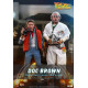 Figura Movie Masterpiece 1/6 Doc Brown 30 Cm Regreso Al Futuro