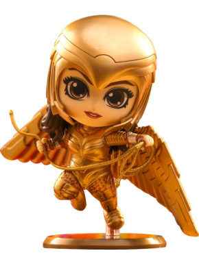 Minifigura Cosbaby (S) Golden Armor Wonder Woman (Flying Version) 10 Cm Wonder Woman 1984