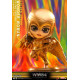 Minifigura Cosbaby (S) Golden Armor Wonder Woman (Flying Version) 10 Cm Wonder Woman 1984