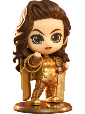 Minifigura Cosbaby (S) Golden Armor Wonder Woman 10 Cm Wonder Woman 1984