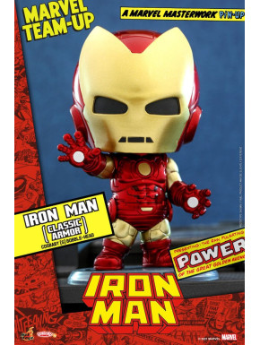 Minifigura Cosbaby (S) Iron Man (Classic Armor) 10 Cm Marvel Comics