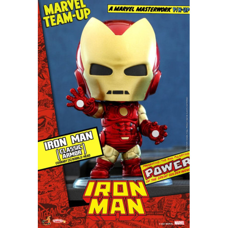 Minifigura Cosbaby (S) Iron Man (Classic Armor) 10 Cm Marvel Comics