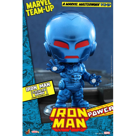 Minifigura Cosbaby (S) Iron Man (Stealth Armor) 10 Cm Marvel Comics