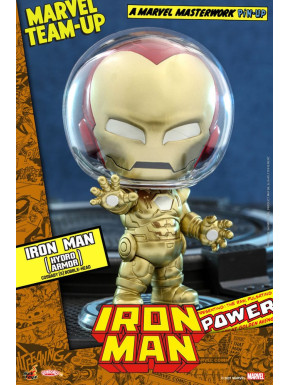 Marvel Comics Minifigura Cosbaby (S) Iron Man (Hydro Armor) 10 Cm