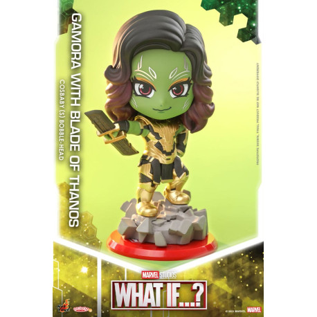 Minifigura Cosbaby (S) Gamora (With Blade Of Thanos) 10 Cm ¿Qué Pasaría Si...?