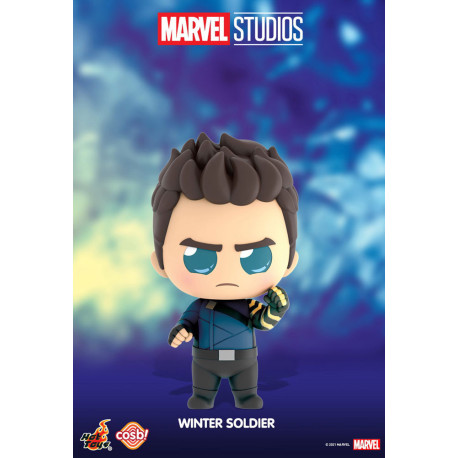 Minifigura Cosbi Bucky Barnes 8 Cm Falcon Y El Soldado De Invierno