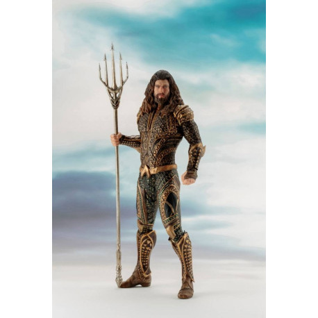 Figura Justice League Movie Artfx+ 1/10 Aquaman 20 Cm