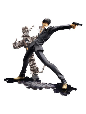 Figura Trigun Badlands Rumble Artfx J 1/8 Nicholas D. Wolfwood Renewal Package Version 20 Cm