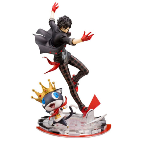 Figura Persona 5 Dancing Star Night Artfxj Pvc 1/8 Hero & Morgana 25 Cm