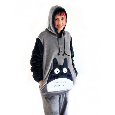 Pigiama Tuta Totoro Grigio