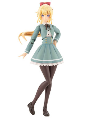 Figura Sousai Shojo Teien Maqueta Plastic Model Kit 1/10 Ritsuka Saeki St. Iris Gauken Girls' High School Winter Clothes 16 Cm