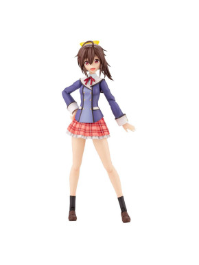 Figura Sousai Shojo Teien Maqueta Plastic Model Kit 1/10 Ao Gennai Wakaba Girls' High School Winter Clothes 16 Cm