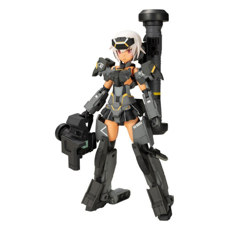 Figura Frame Arms Girl Maqueta Plastic Model Kit Gourai-Kai (Black) With Fgm148 Type Anti-Tank Missile 16 Cm