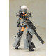 Figura Frame Arms Girl Maqueta Plastic Model Kit Gourai-Kai (Black) With Fgm148 Type Anti-Tank Missile 16 Cm