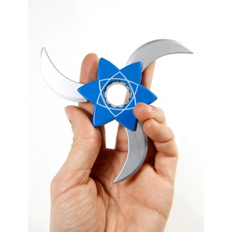 Shuriken expandible Naruto Azul 3 Puntas