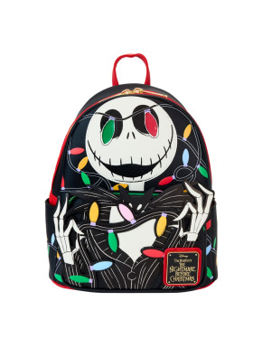 Bolso mochila Loungefly Jack Skellington luces Navidad