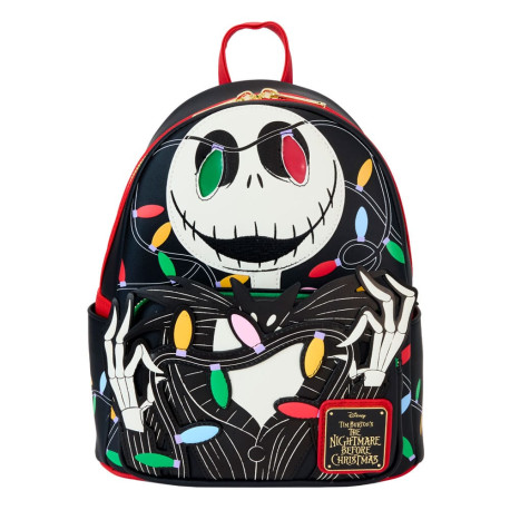 Bolso mochila Loungefly Jack Skellington luces Navidad