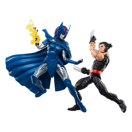 Figuras Wolverine 50Th Anniversary Marvel Legends Wolverine & Psylocke 15 Cm