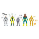 Figuras Spider-Man Marvel Legends Spider-Man, Silvermane, Human Fly, Molten Man, Razorback 15 Cm