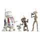 Figuras Star Wars: The Mandalorian Black Series R5-D4, Bd-72 & Pit Droids