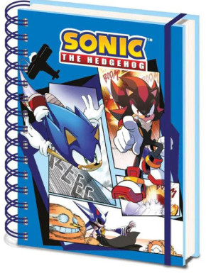 Libreta A5 Sonic The Hedgehog