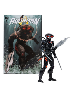 Figura & Cómic Black Manta (Aquaman) 18 Cm Dc Direct Page Punchers