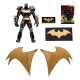 Figura Batman (Hellbat) (Knightmare) (Gold Label) 18 Cm Dc Multiverse