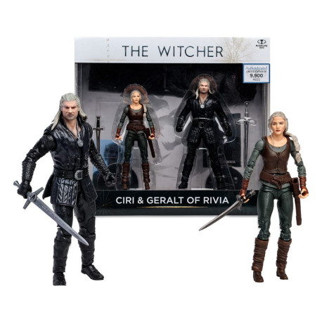 Figura Geralt Y Ciri (Netflix Season 3) 18 Cm The Witcher