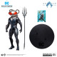 Figura Megafig Dc Multiverse Black Manta 30 Cm Aquaman Y El Reino Perdido