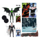 Figura Paquete De 6 Batman Beyond Vs Justice Lord Superman 18 Cm Dc Collector