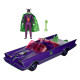 Figura Y Vehículo Batman 66 Batmobil With Joker (Gold Label) Dc Retro